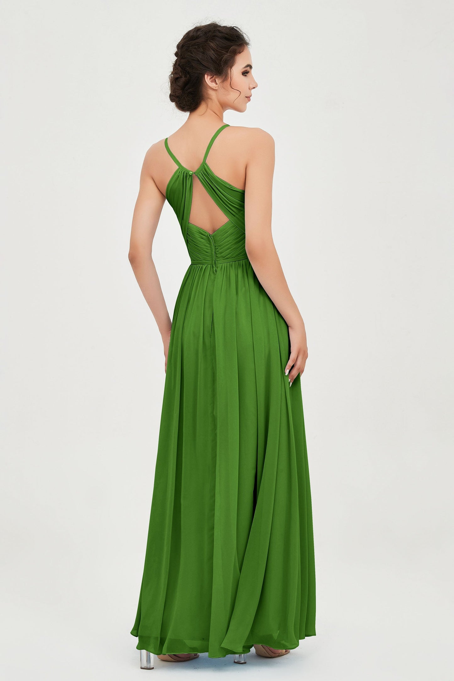 Naia | Robe longue légère à encolure américaine