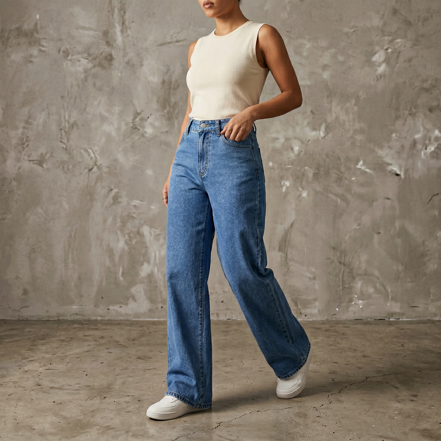 Pantalon large Luna