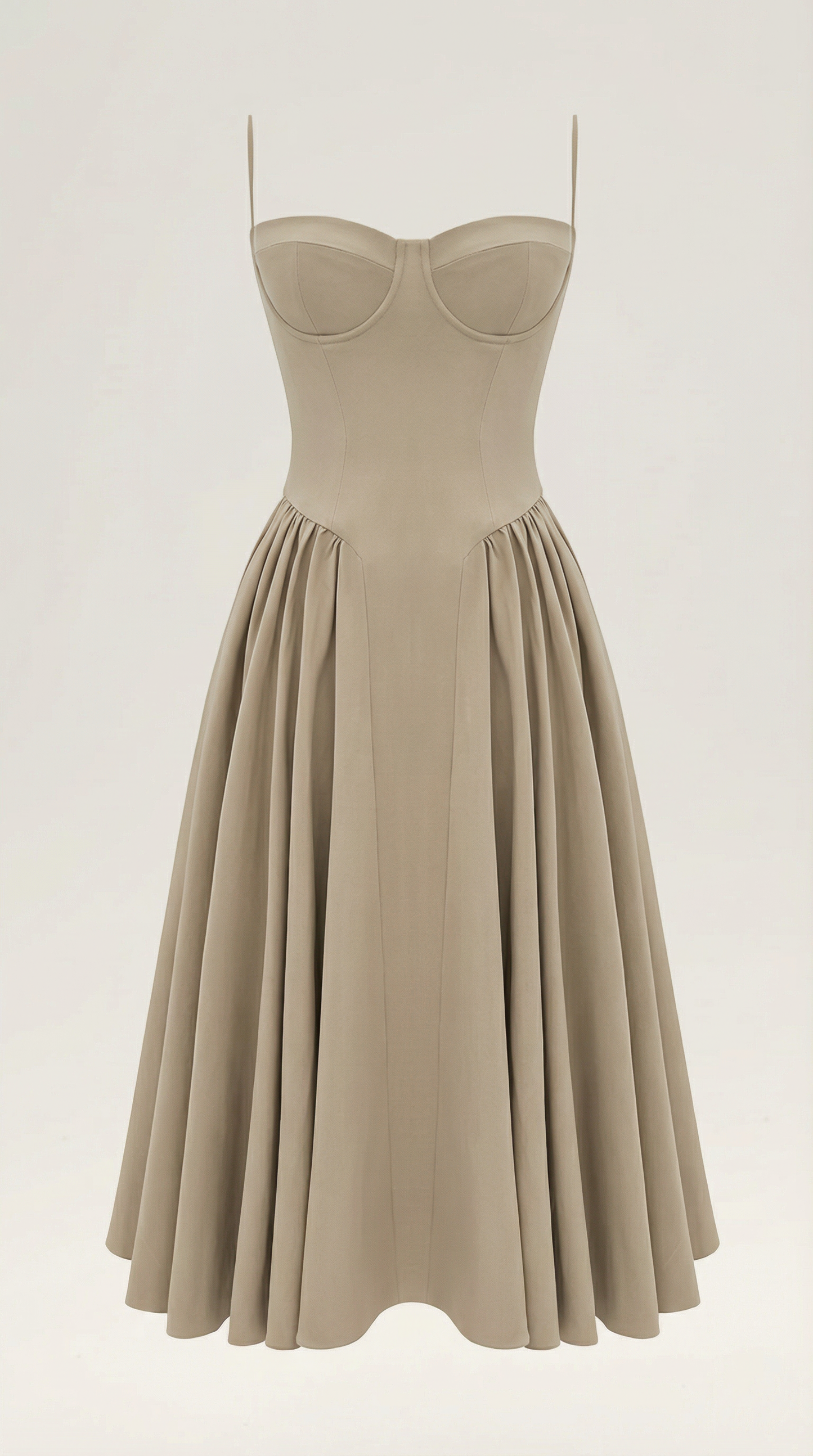Elise | Robe midi à corset