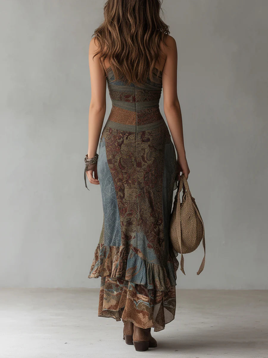 Robe longue ethnique