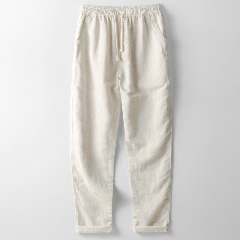 Pantalon en lin Santorini