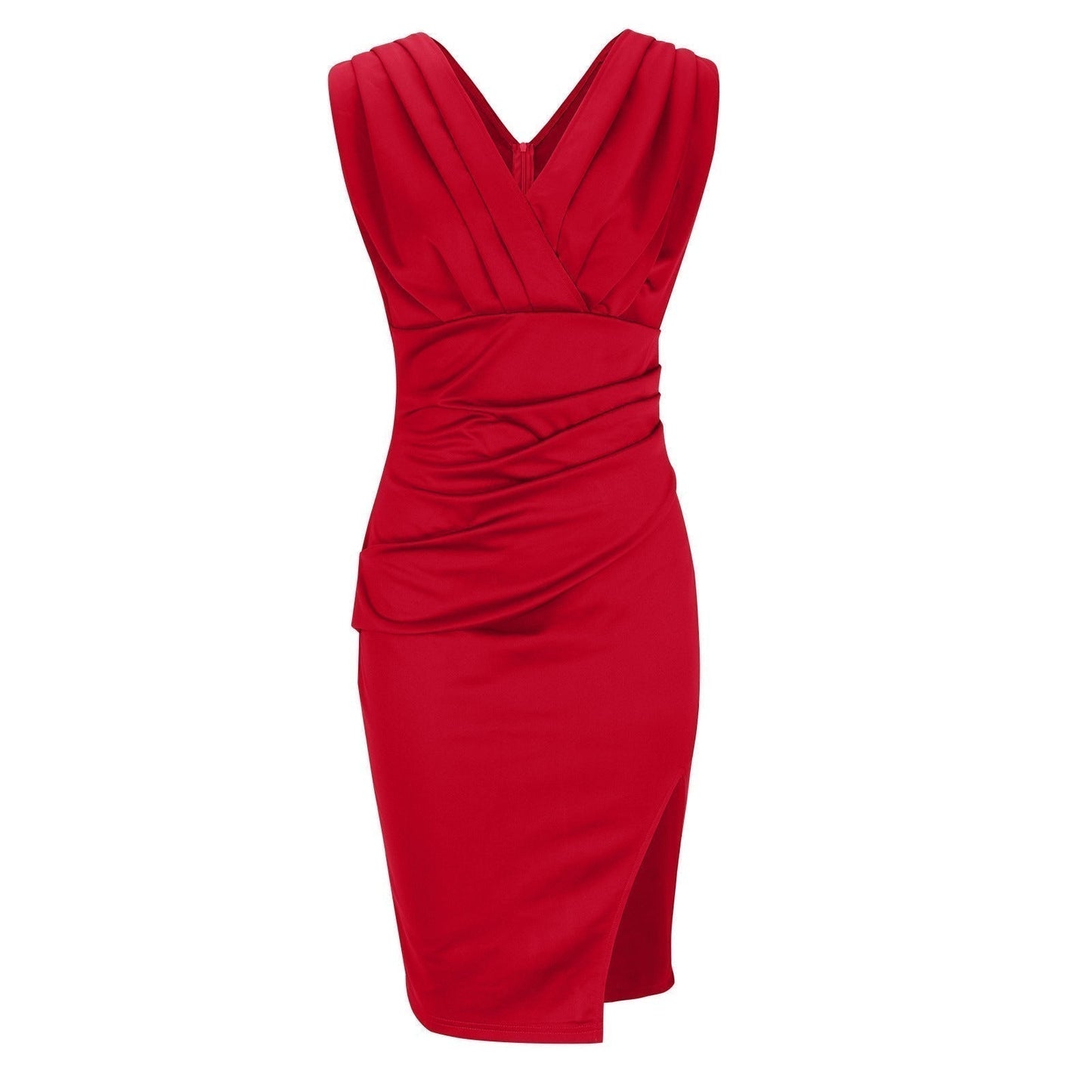 Fresia™ | Robe fourreau élégante à col en V