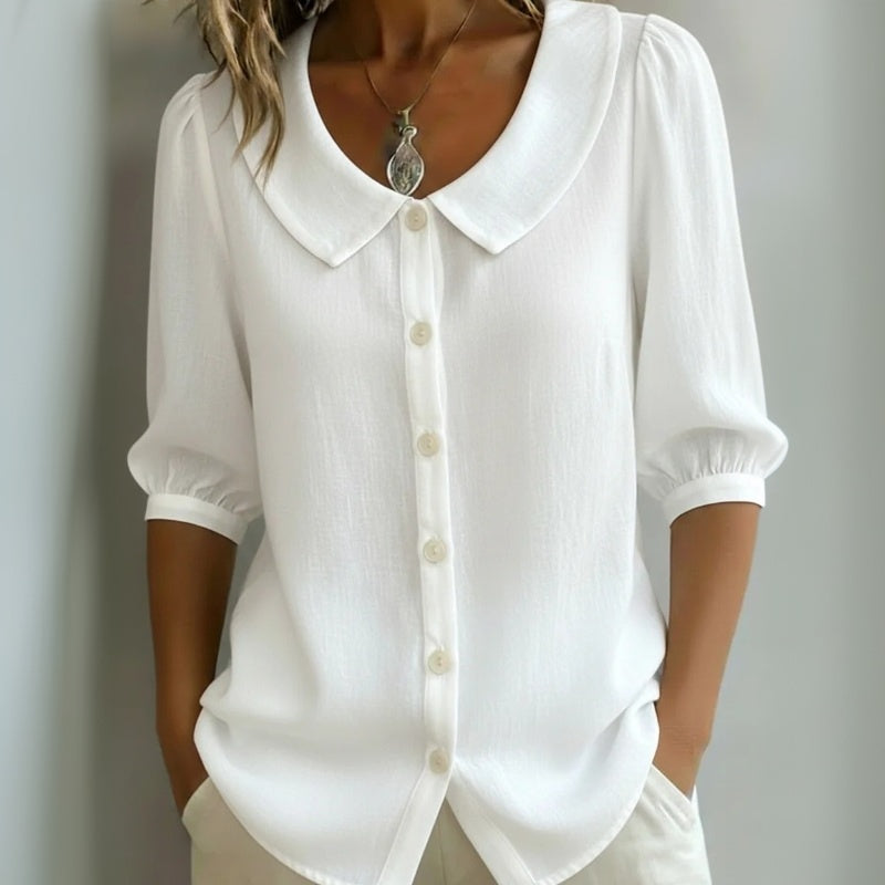 Anita | Blouse décontractée unie