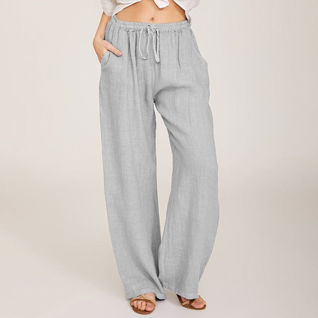 Enara - Pantalon Confortable À Cordon