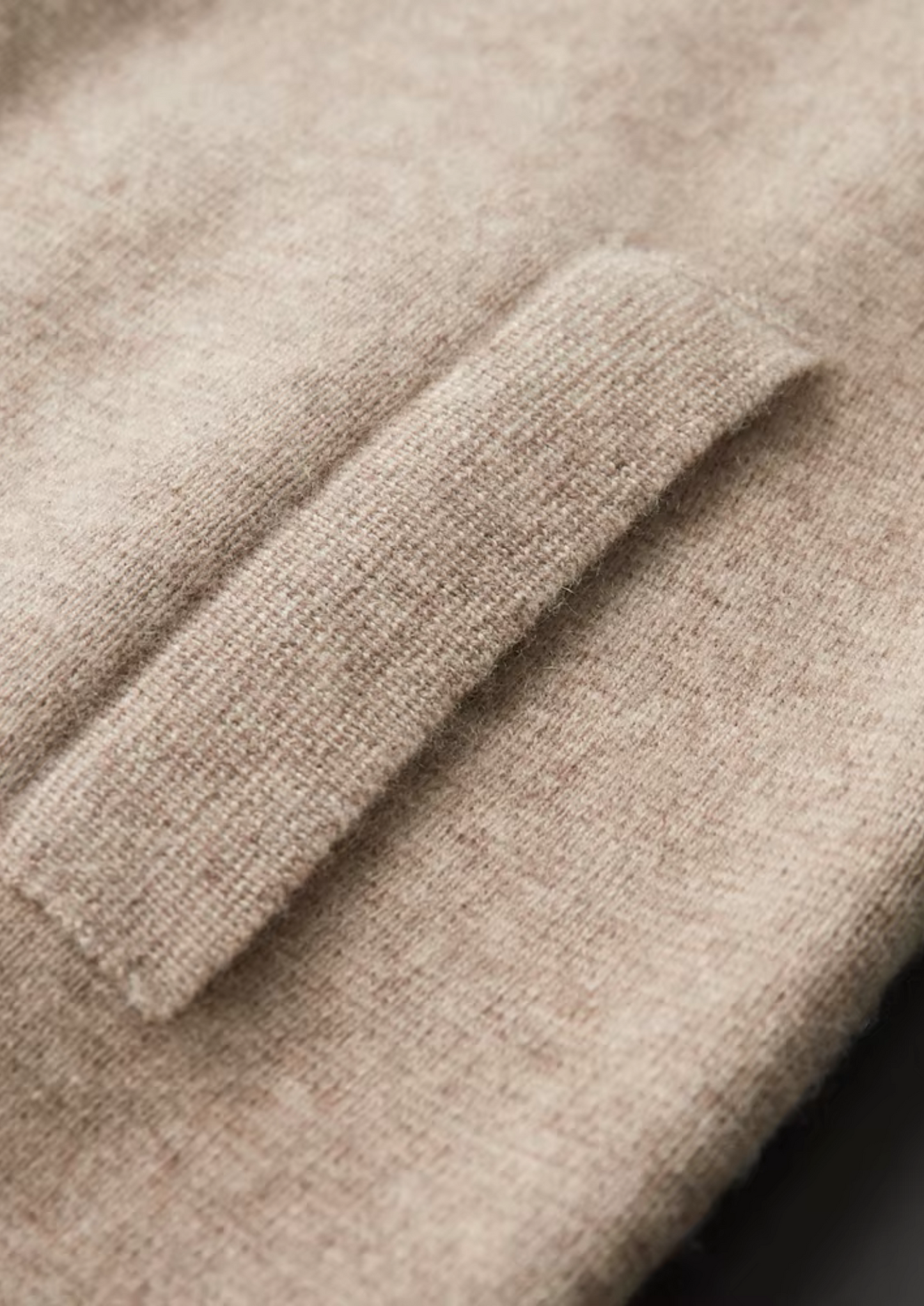 Cardigan zippé col polo en laine mérinos extrafine