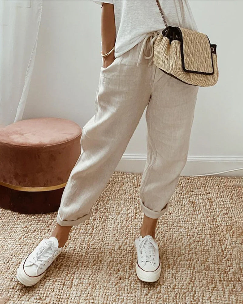Pantalon fluide confortable et élégant