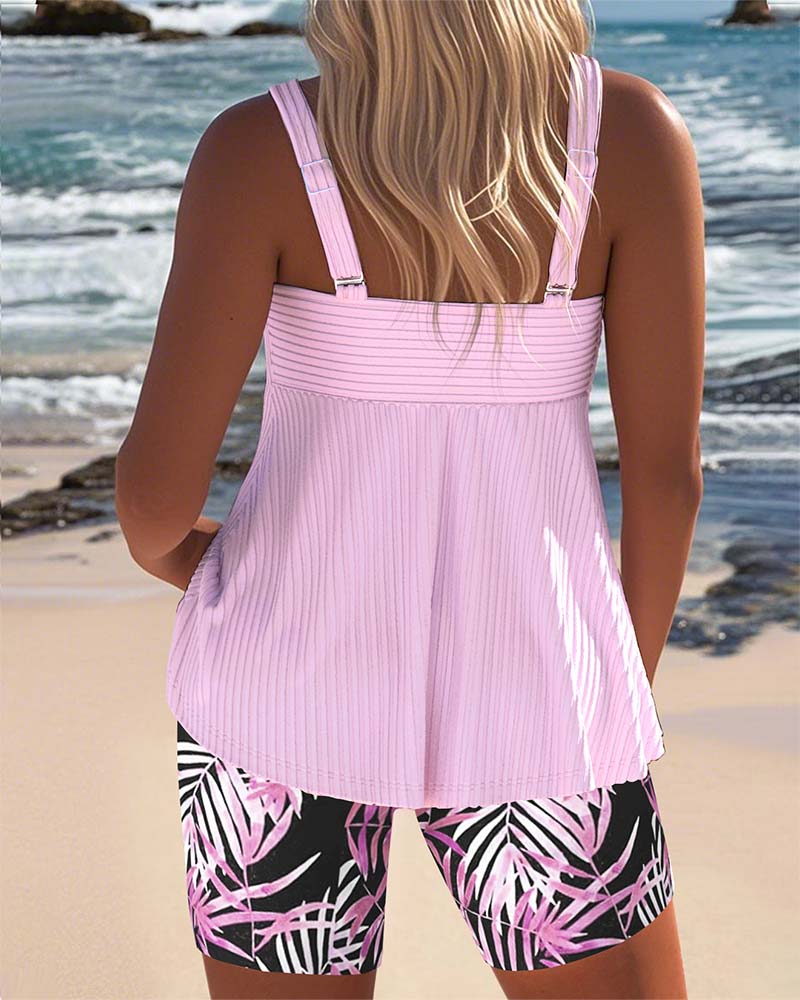 Blue Mirage | Ensemble tankini coloré