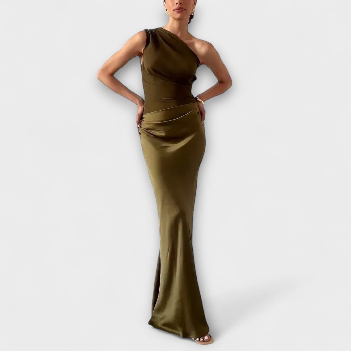 Amarílis - Élégante Robe asymétrique à une épaule