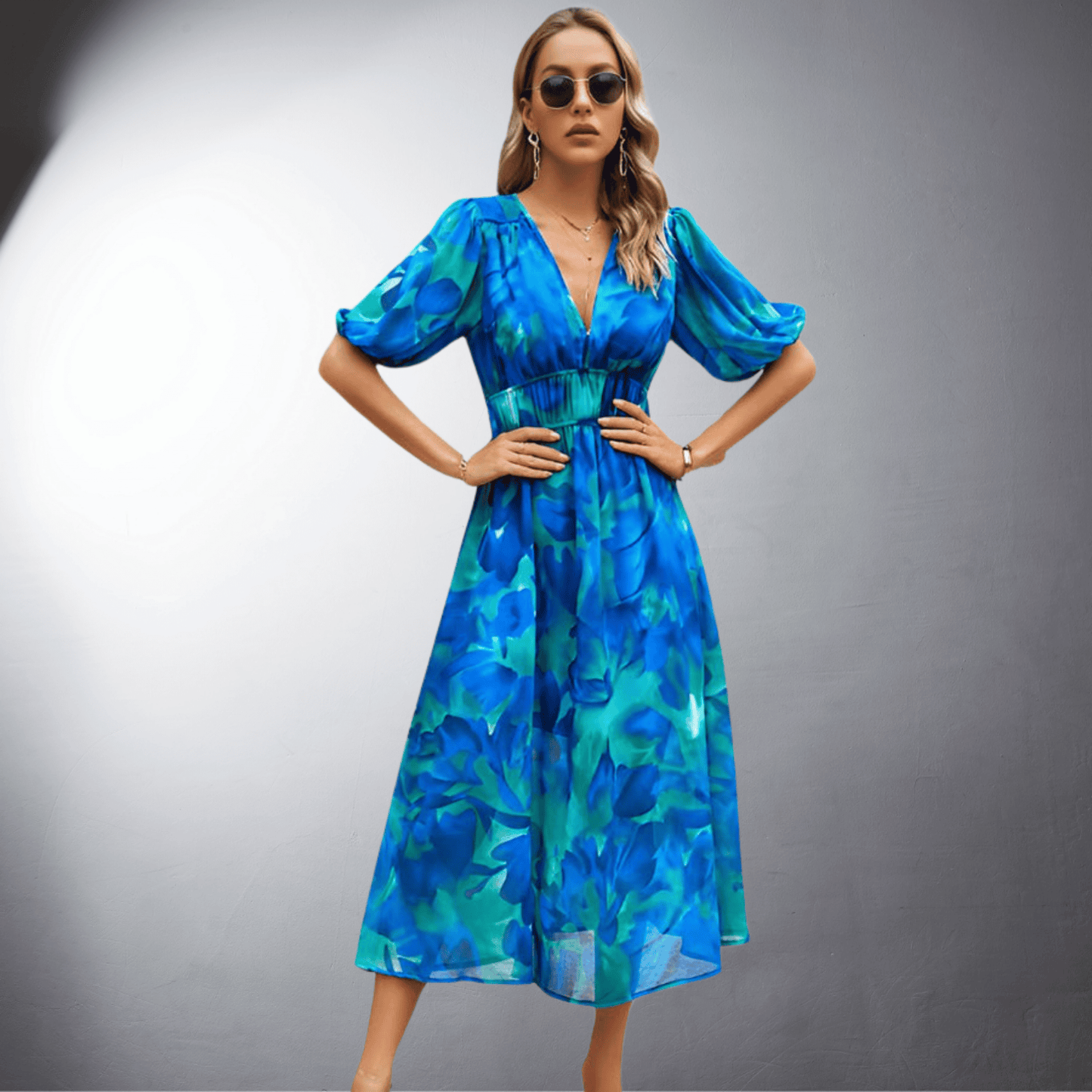 Maristella | Robe d'été en tissu biologique de haute qualité