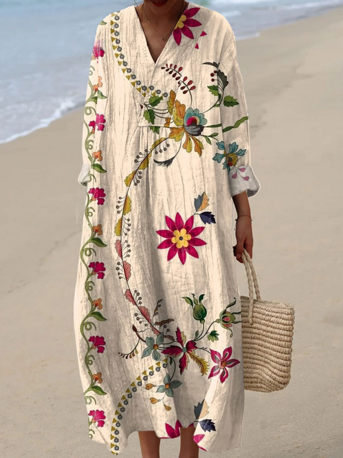 Nora | Robe longue bohème