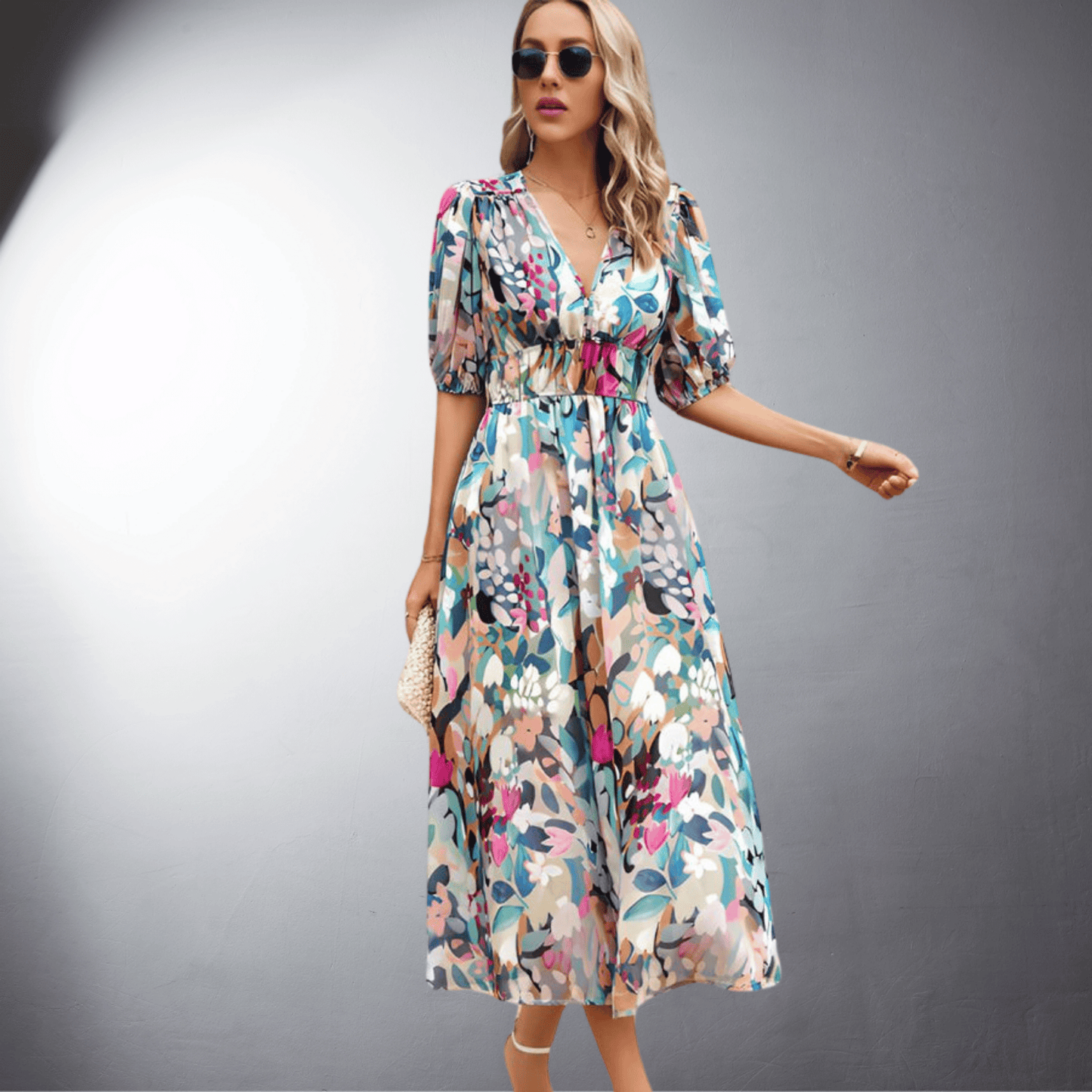 Maristella | Robe d'été en tissu biologique de haute qualité