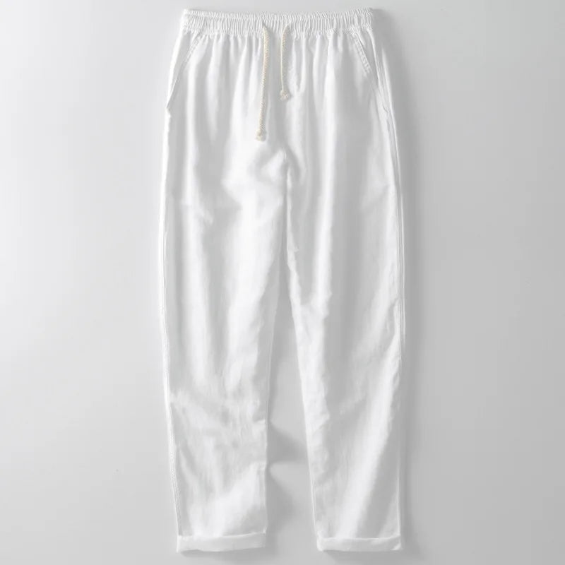 Pantalon en lin Santorini