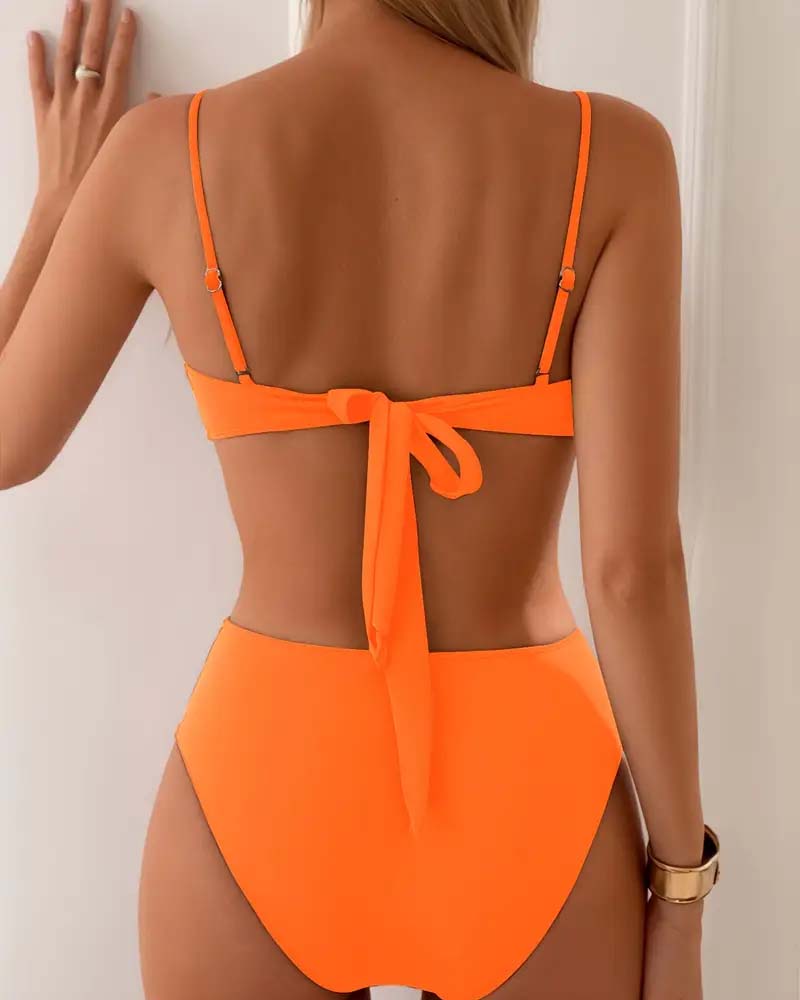 Coral Crush | Bikini deux pièces sexy et tendance