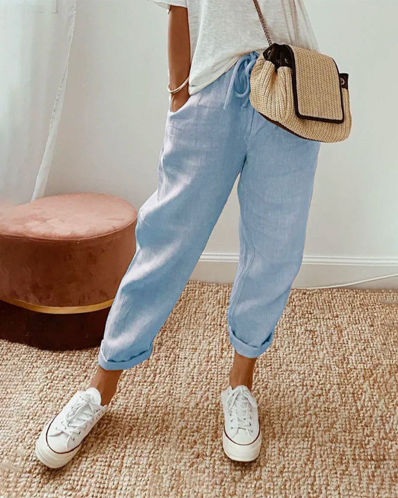 Pantalon fluide confortable et élégant
