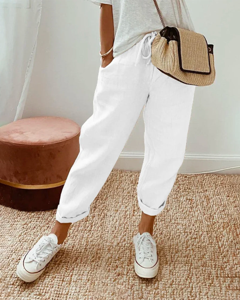 Pantalon fluide confortable et élégant