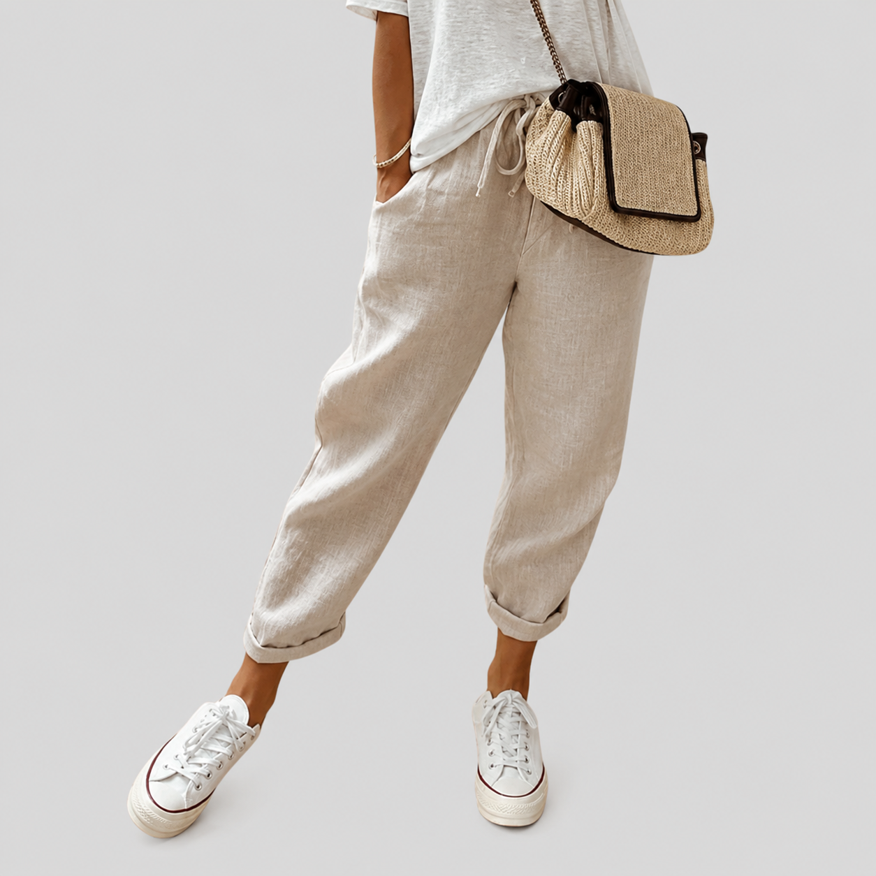 Pantalon fluide confortable et élégant