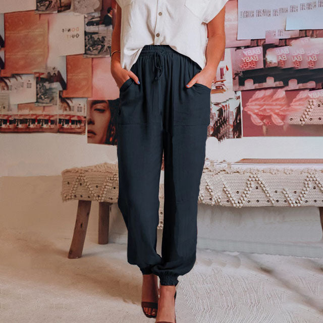 Kaeli – Pantalon élégant à Taille Ajustable