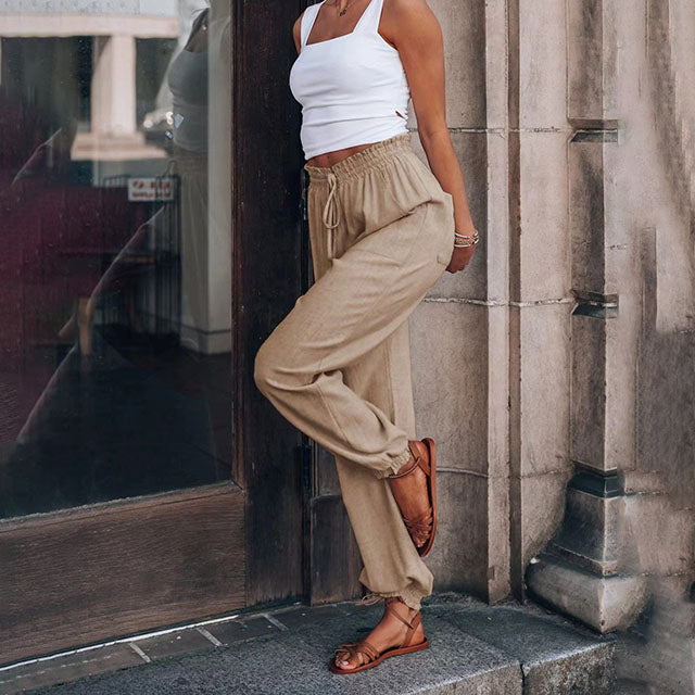 Kaeli – Pantalon élégant à Taille Ajustable