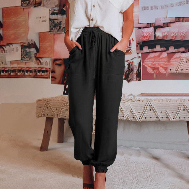 Kaeli – Pantalon élégant à Taille Ajustable
