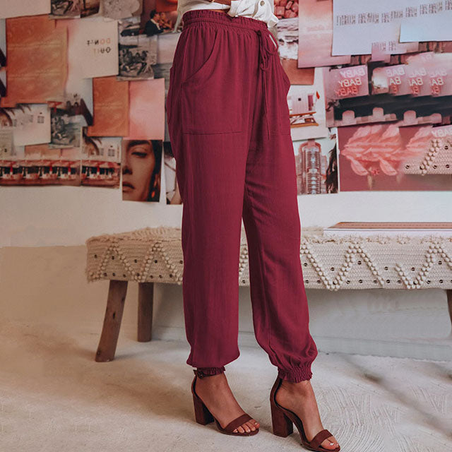 Kaeli – Pantalon élégant à Taille Ajustable