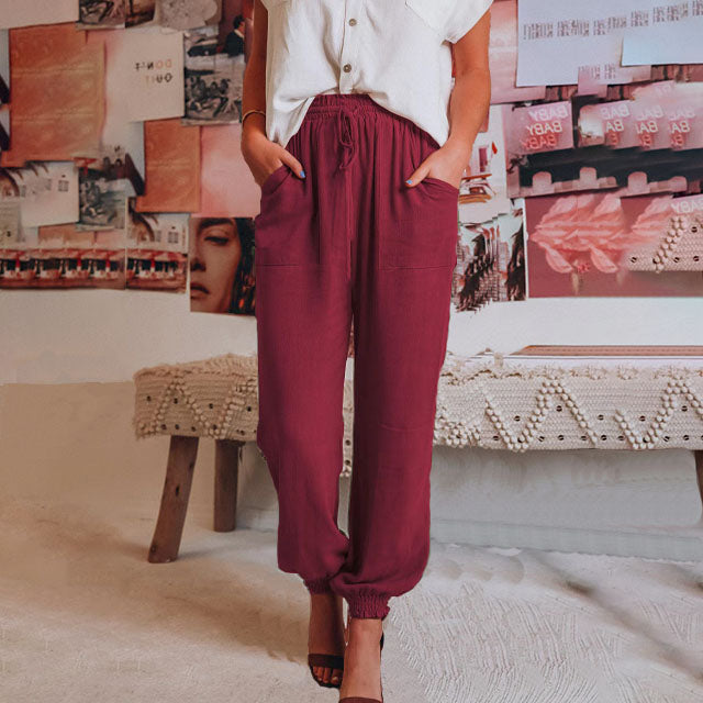 Kaeli – Pantalon élégant à Taille Ajustable