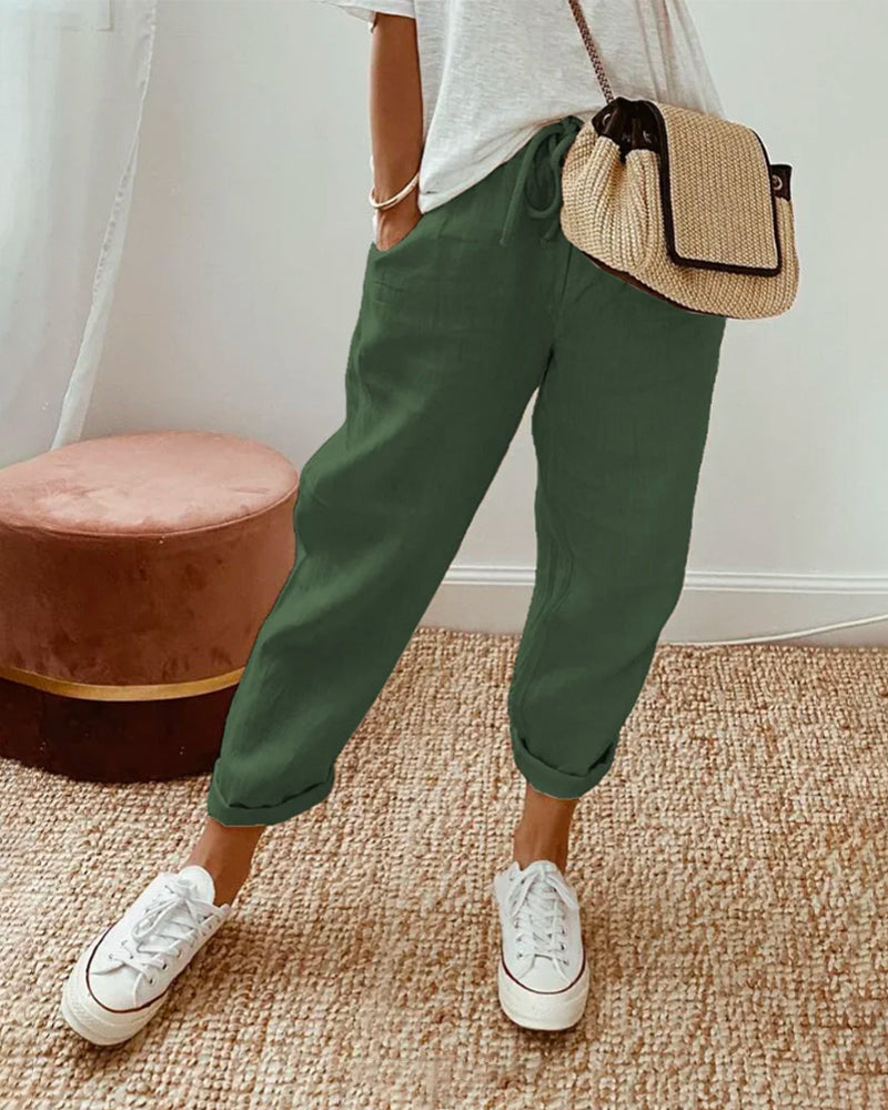 Pantalon fluide confortable et élégant