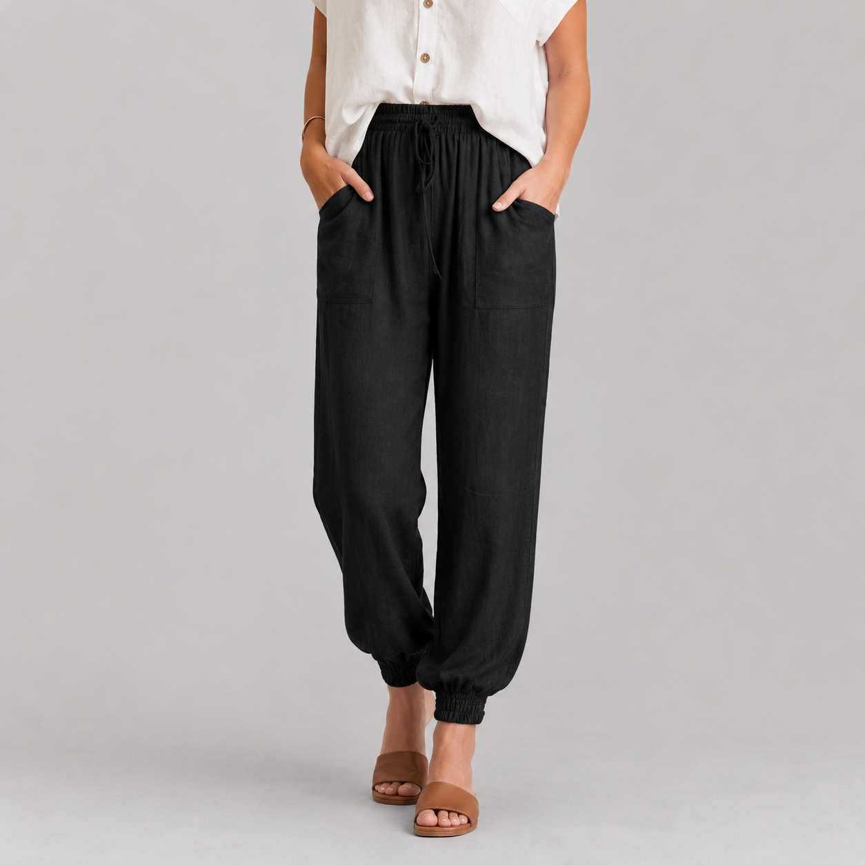 Kaeli – Pantalon élégant à Taille Ajustable