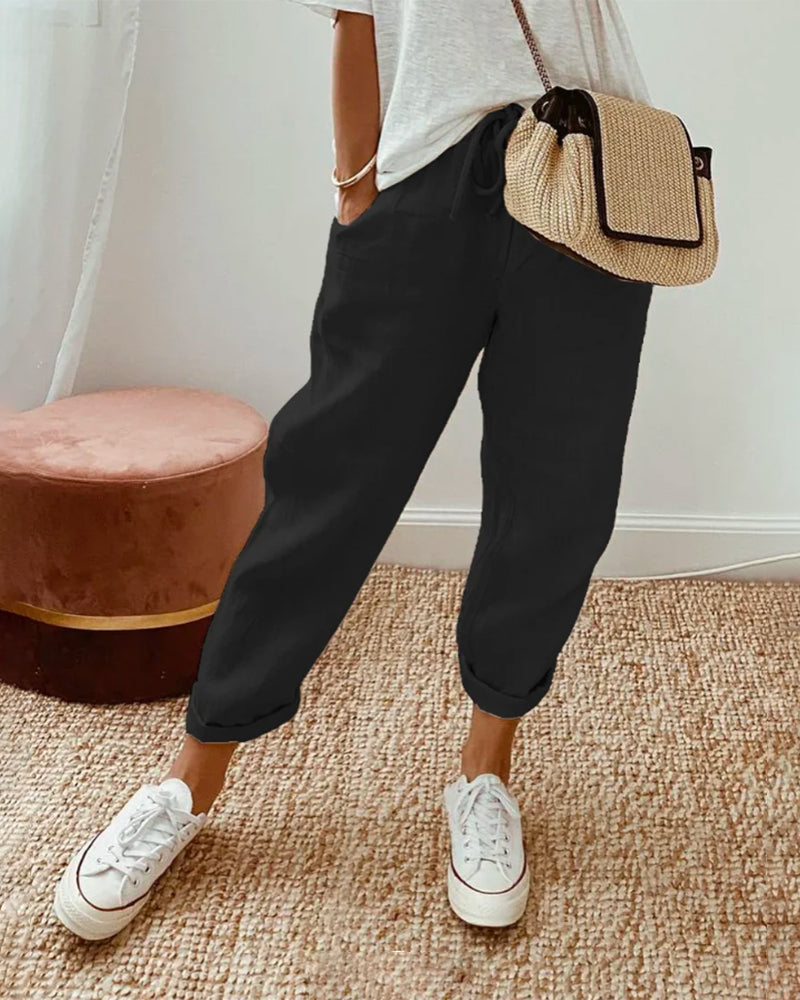Pantalon fluide confortable et élégant