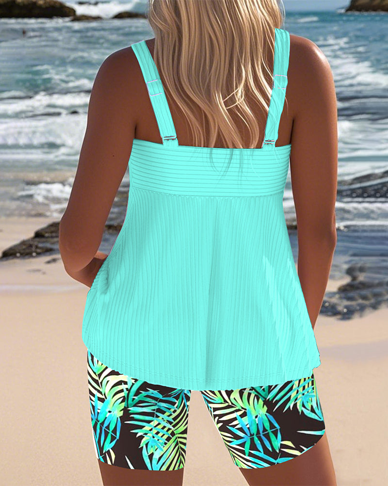 Blue Mirage | Ensemble tankini coloré