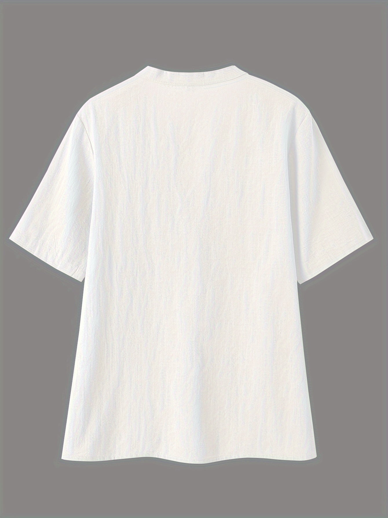 Blouse élégante à col en V et boutons en bois