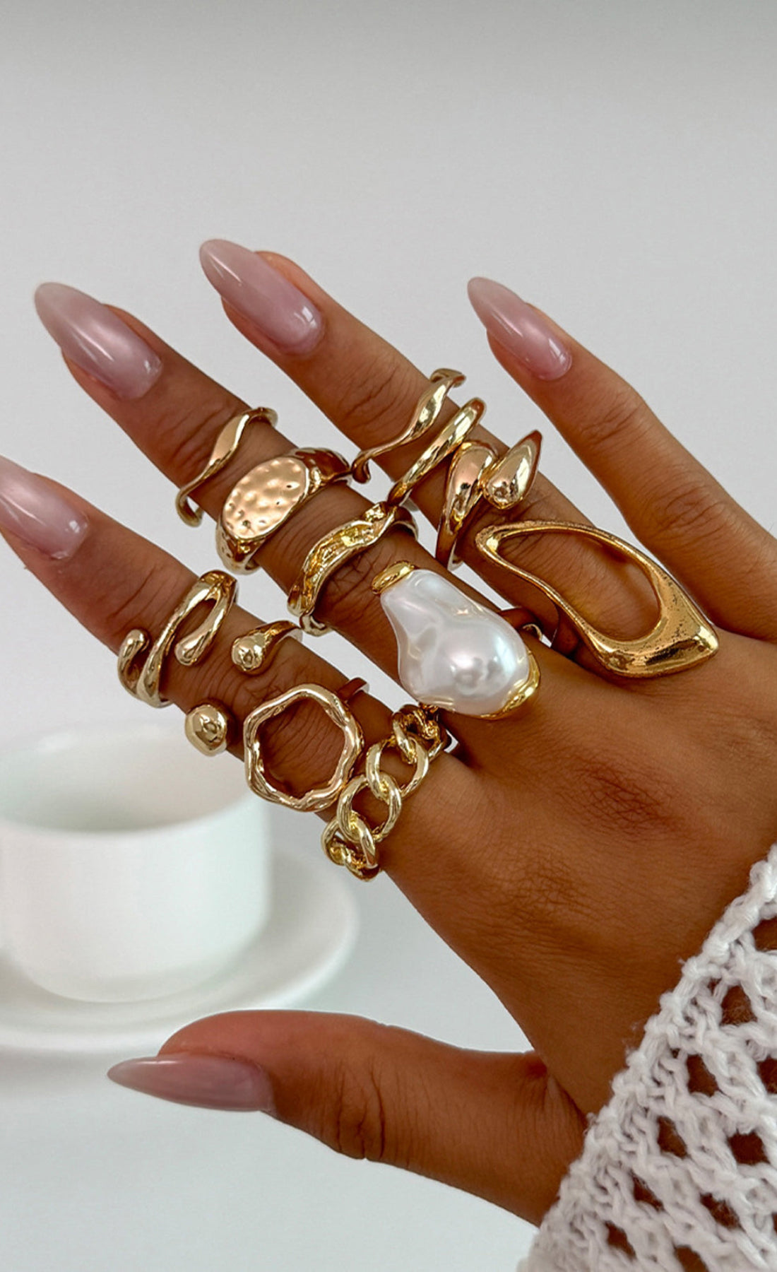 Bagues de perles Aurea