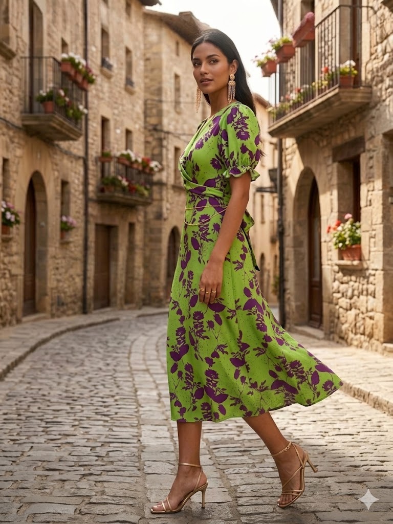 Andrea | Robe de printemps