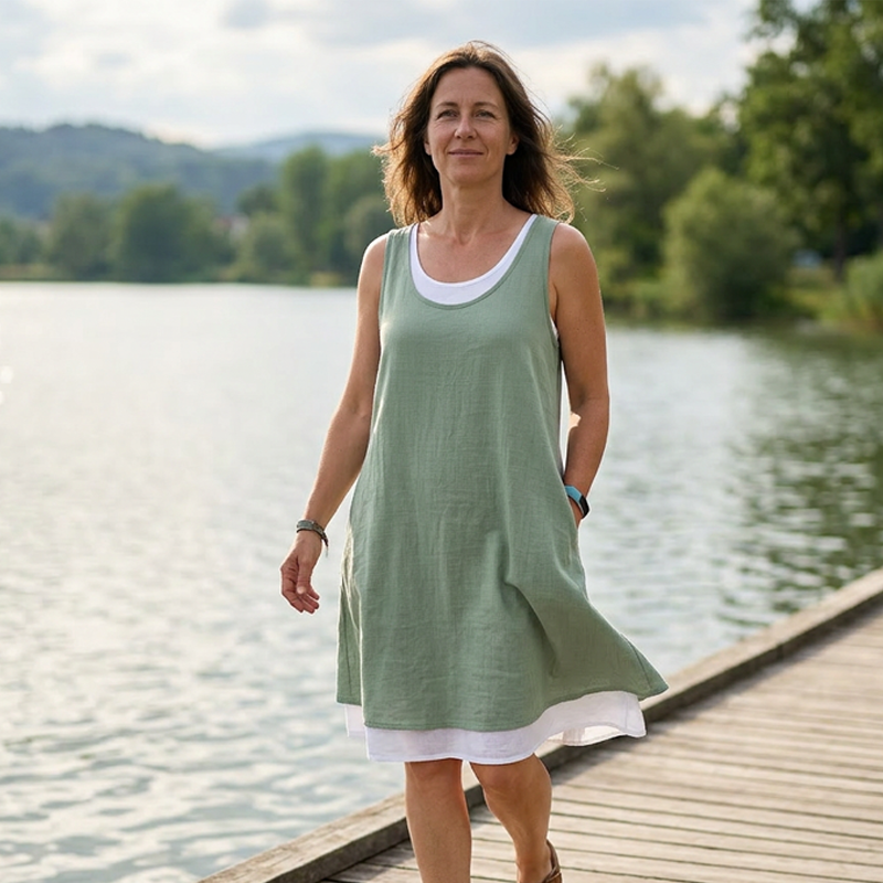 Robe longue décontractée