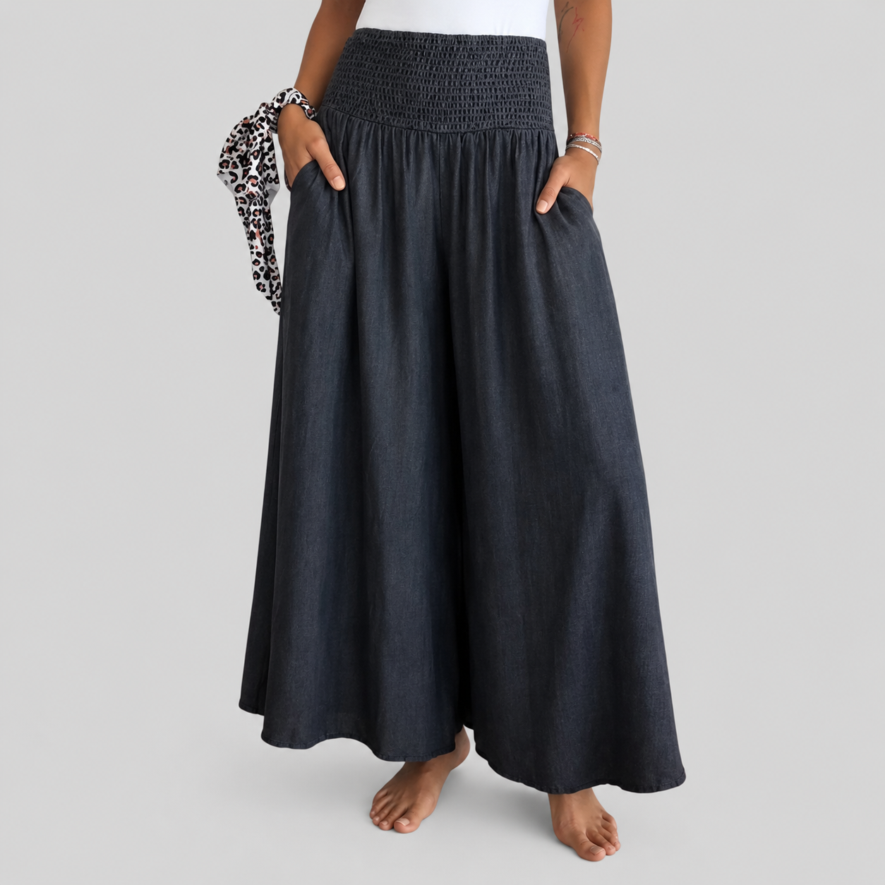 MIRA - Pantalon à Taille Élastique