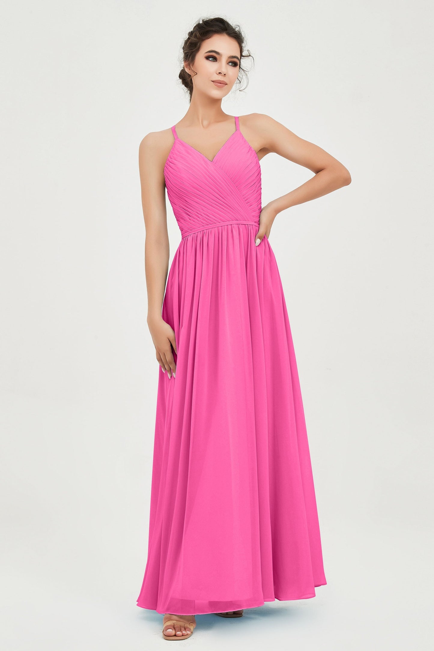 Naia | Robe longue légère à encolure américaine