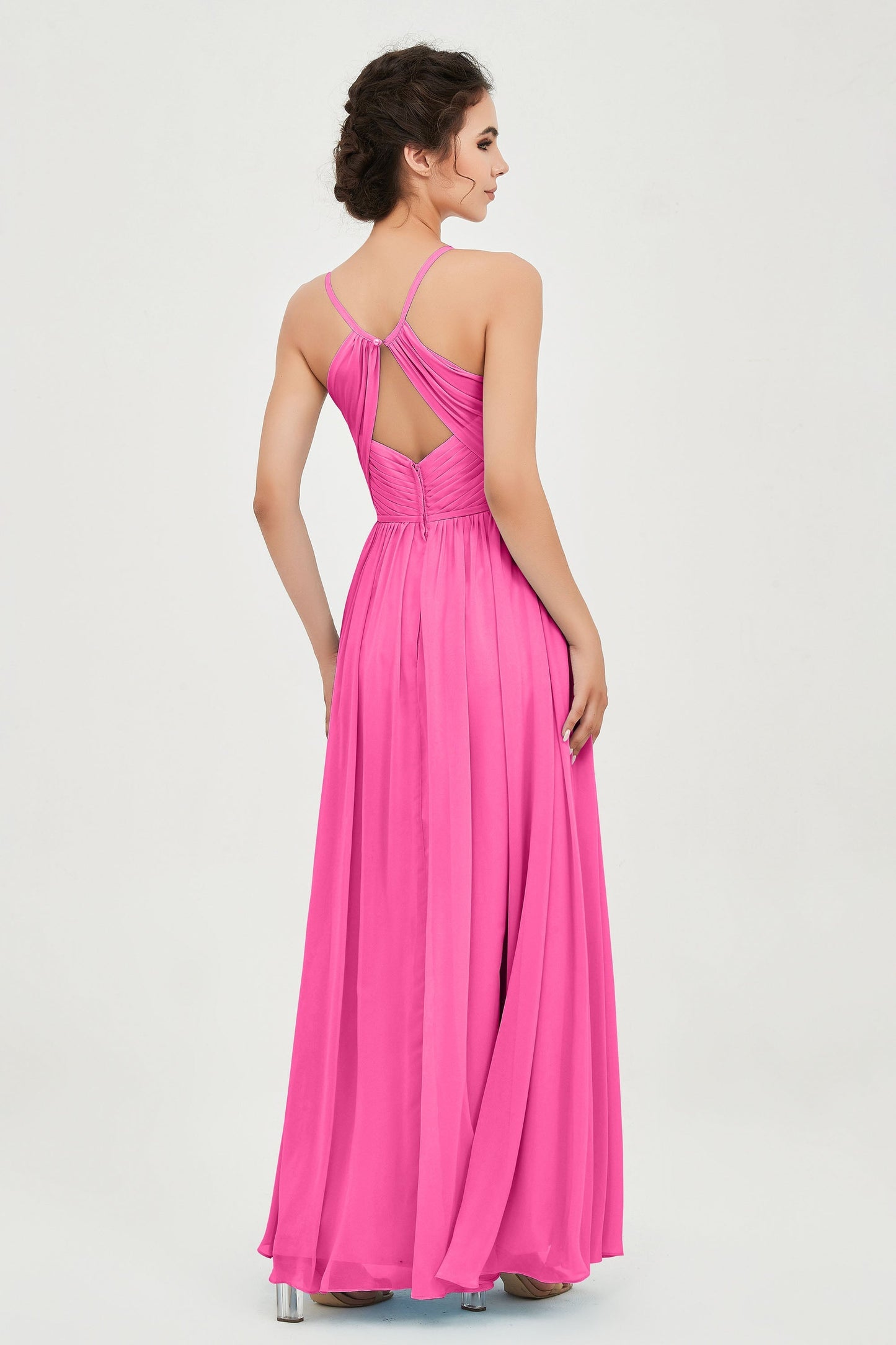 Naia | Robe longue légère à encolure américaine