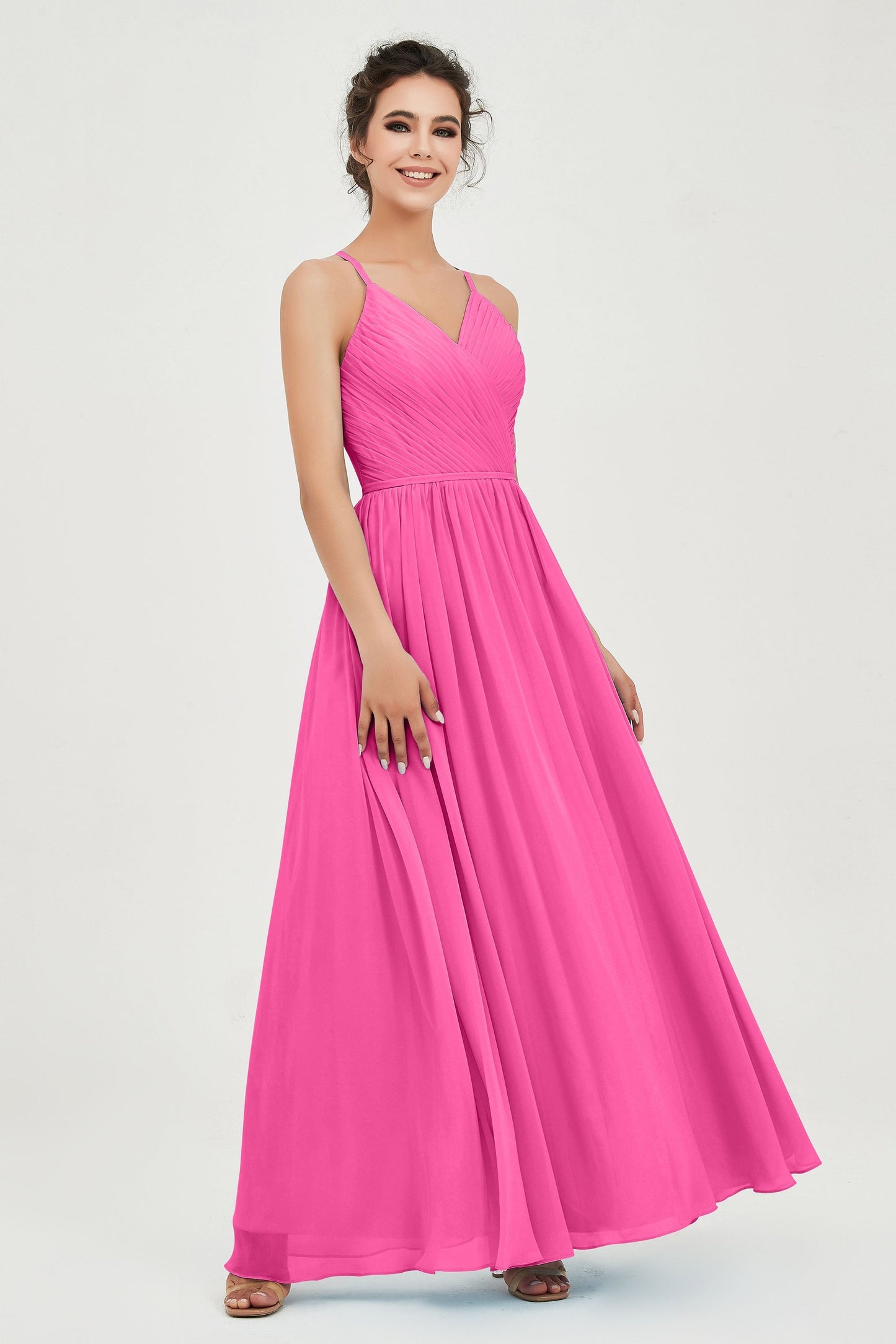 Naia | Robe longue légère à encolure américaine