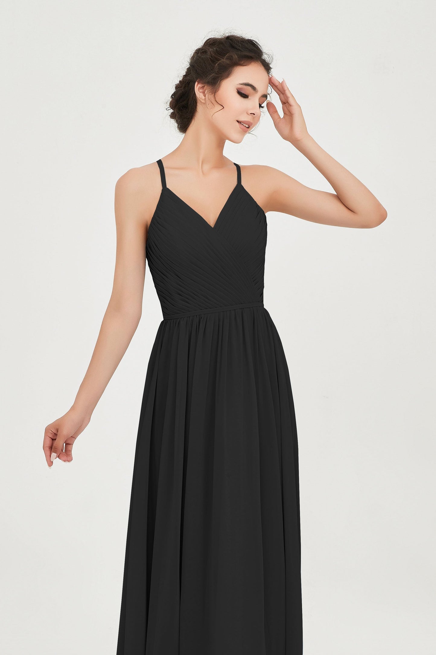 Naia | Robe longue légère à encolure américaine