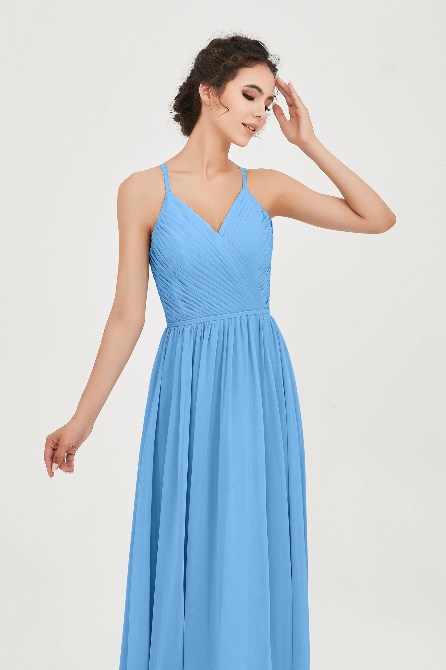Naia | Robe longue légère à encolure américaine