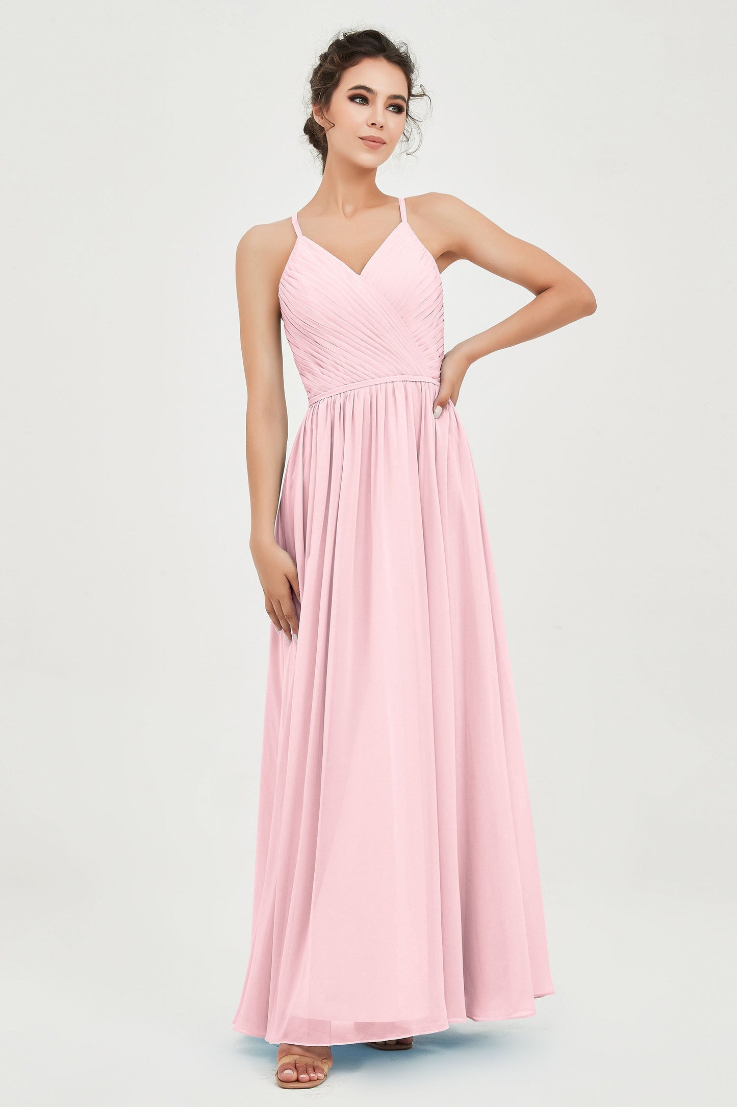 Naia | Robe longue légère à encolure américaine