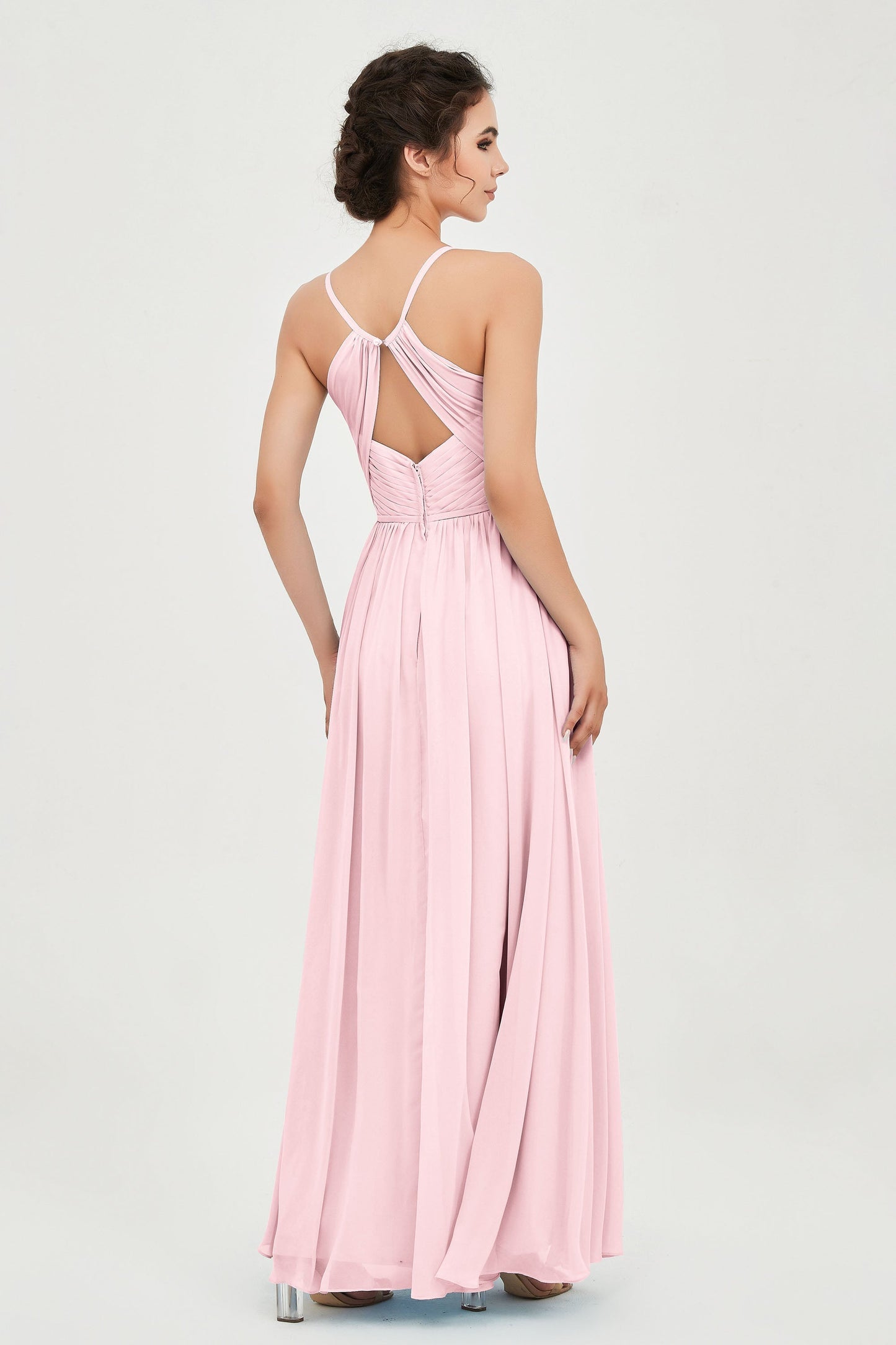 Naia | Robe longue légère à encolure américaine