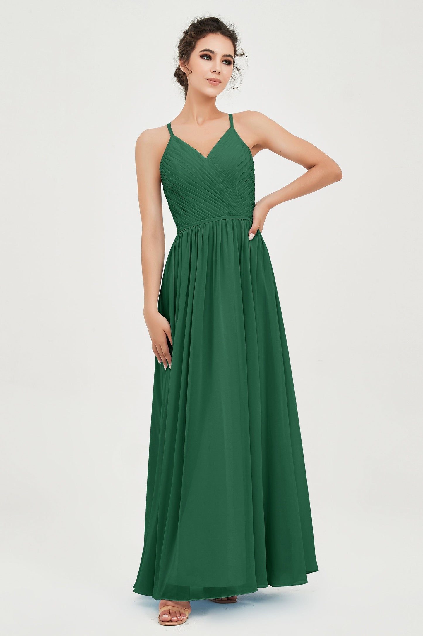 Naia | Robe longue légère à encolure américaine