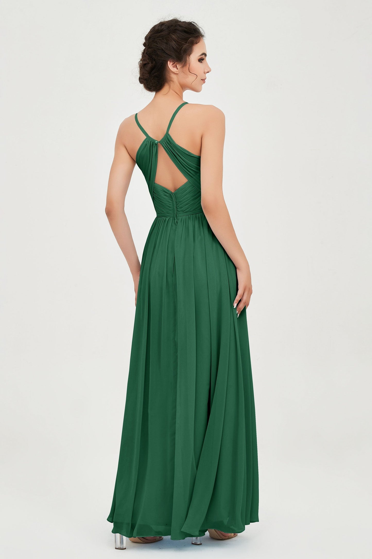 Naia | Robe longue légère à encolure américaine