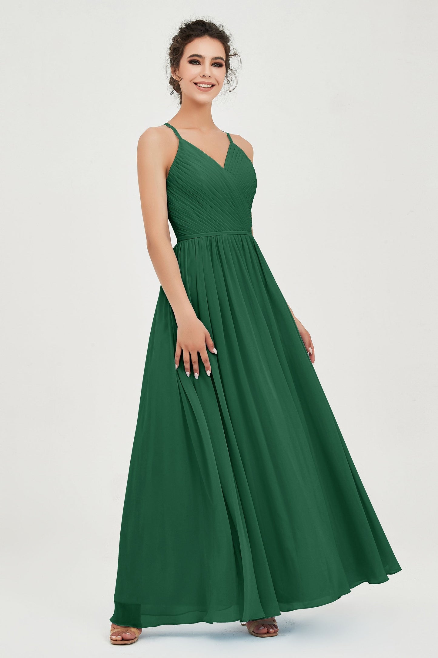 Naia | Robe longue légère à encolure américaine