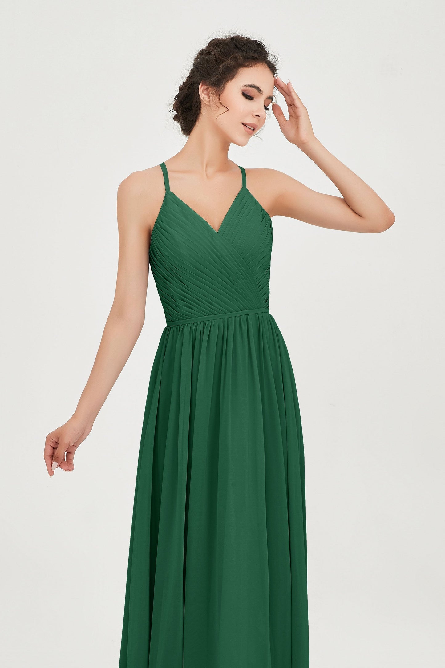 Naia | Robe longue légère à encolure américaine