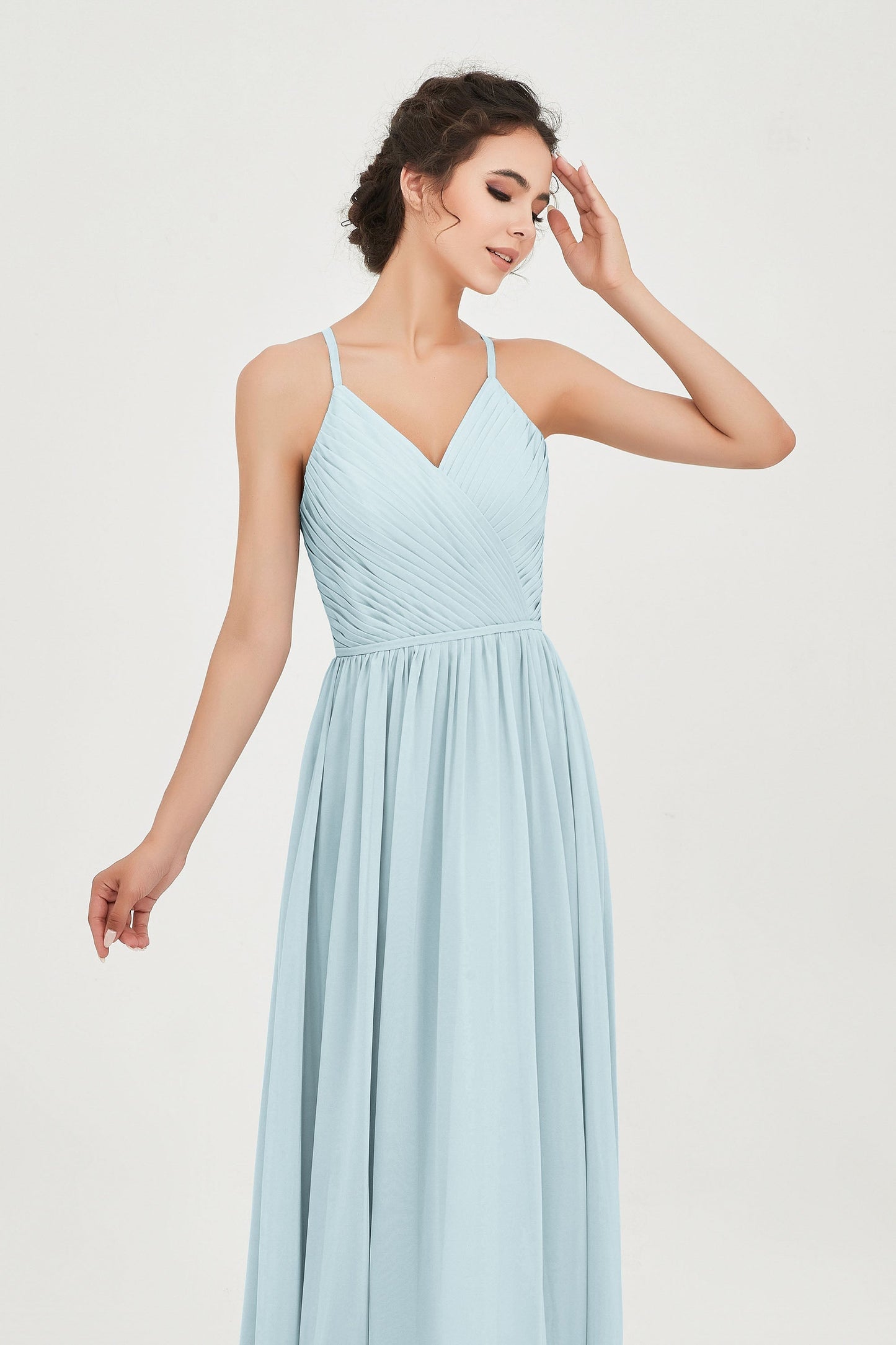 Naia | Robe longue légère à encolure américaine