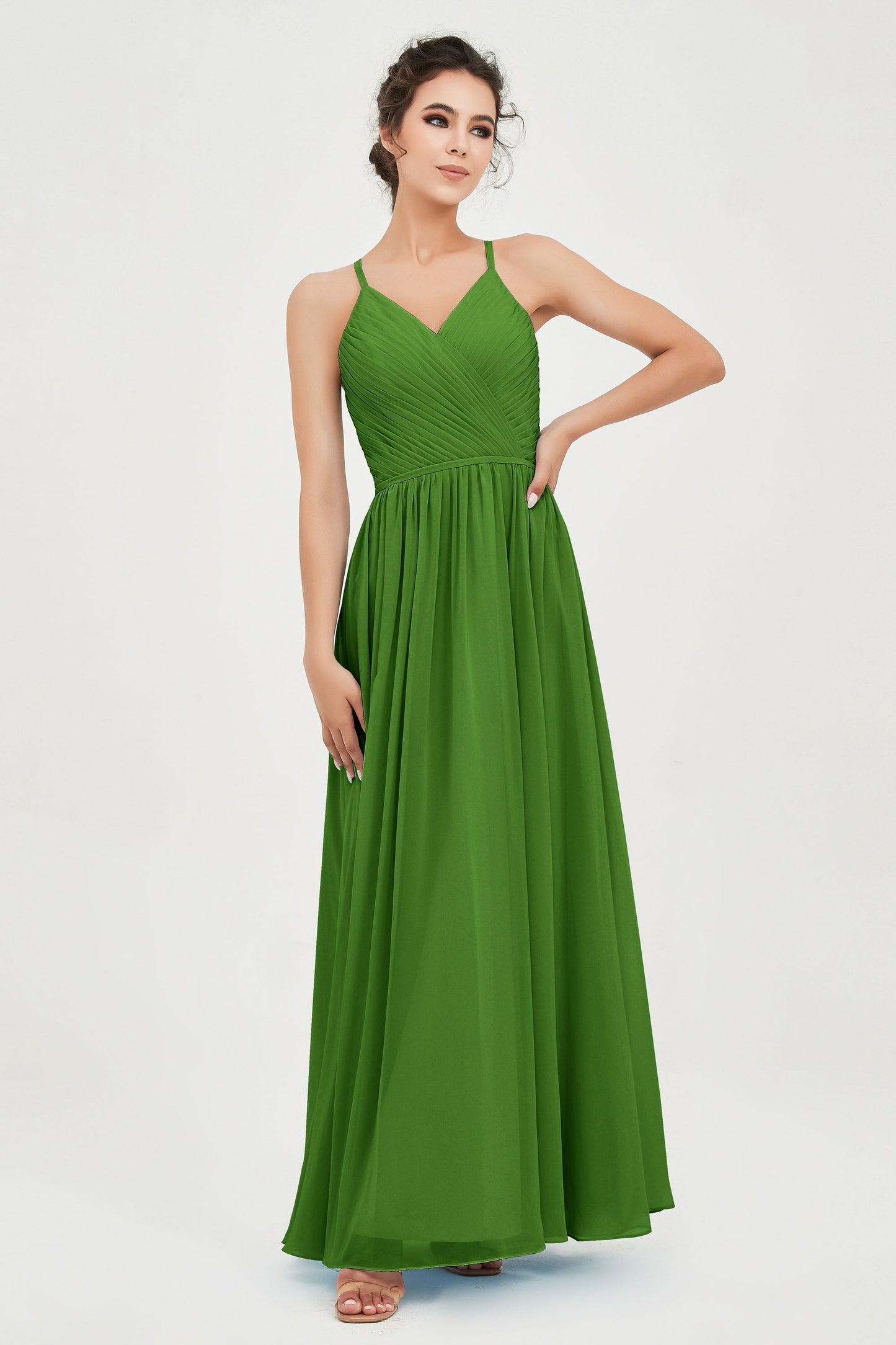 Naia | Robe longue légère à encolure américaine