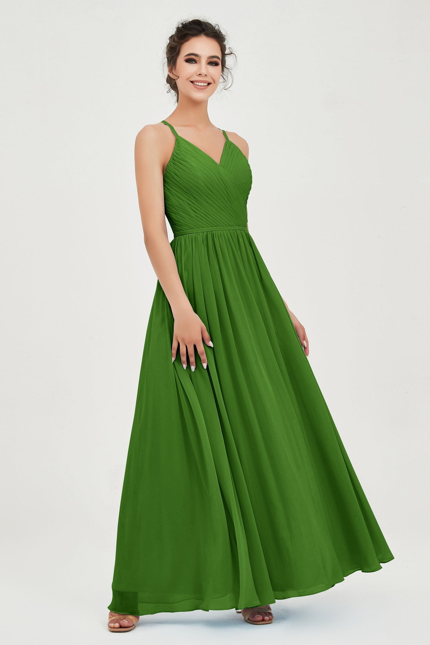 Naia | Robe longue légère à encolure américaine