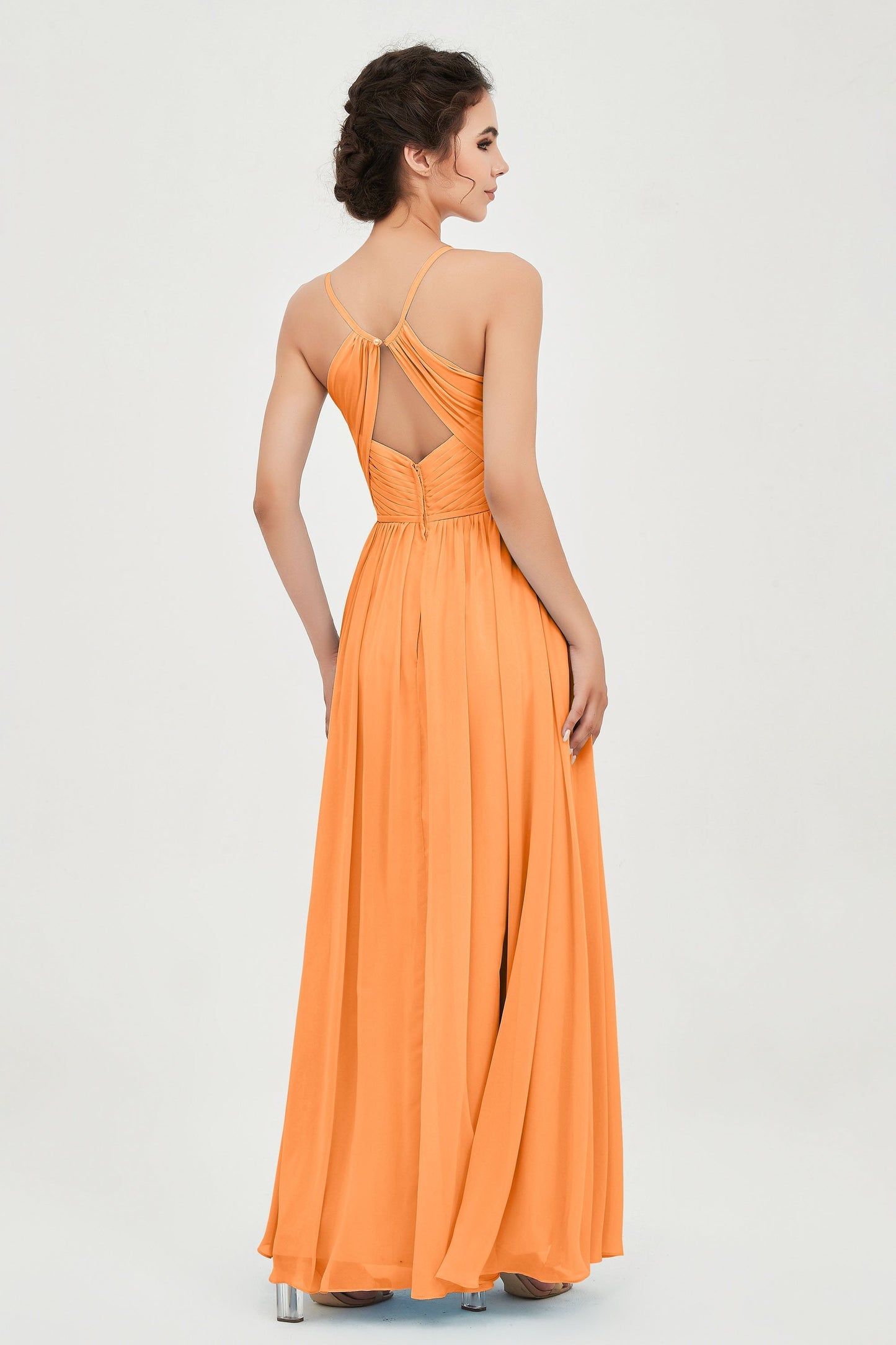 Naia | Robe longue légère à encolure américaine
