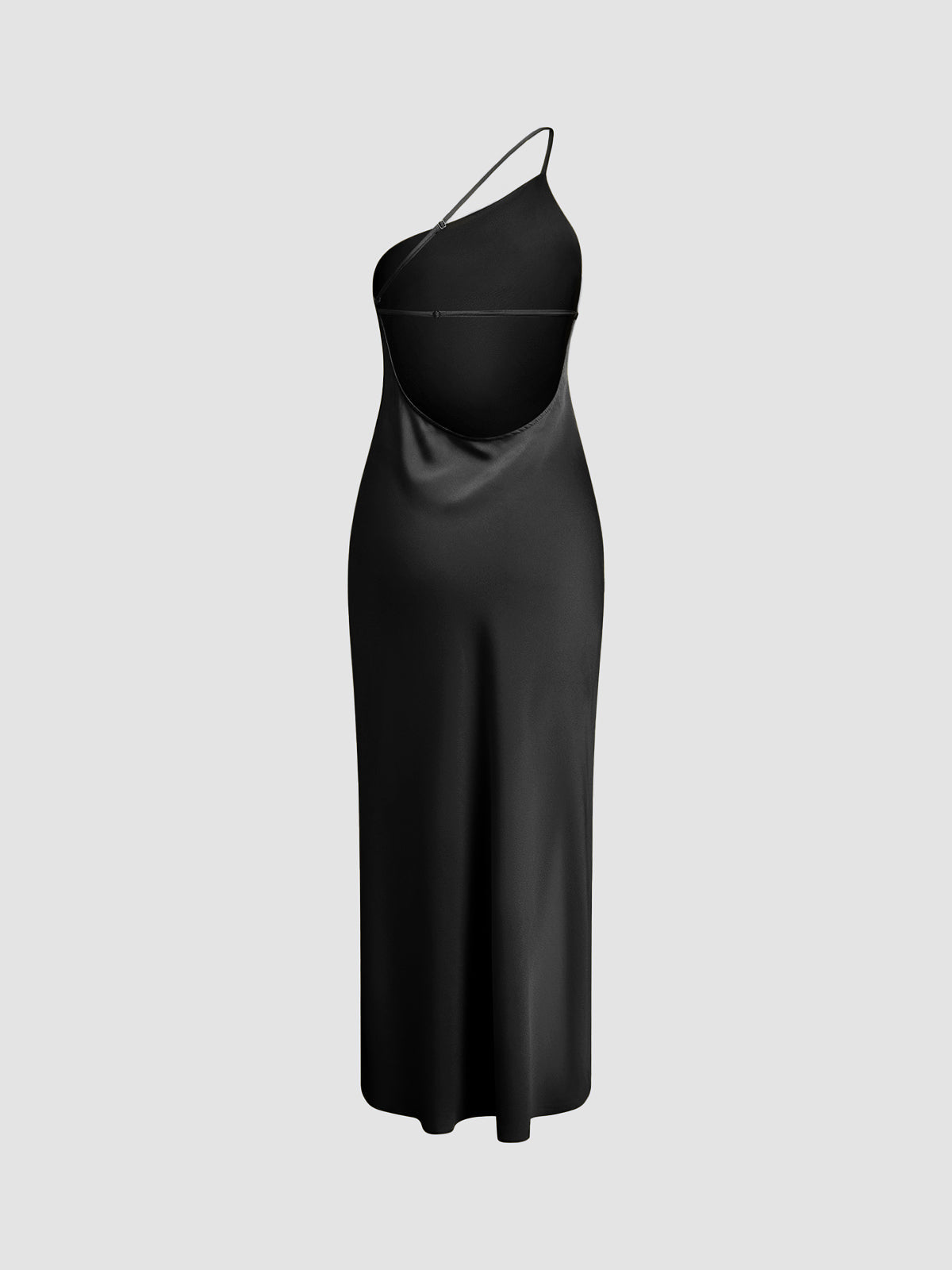 Fiora | Robe longue en satin dos nu